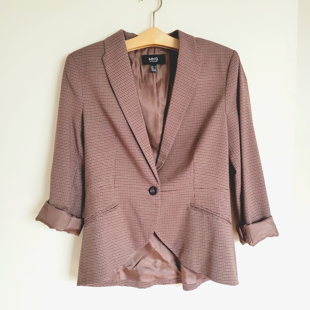 MANGO single button blazer